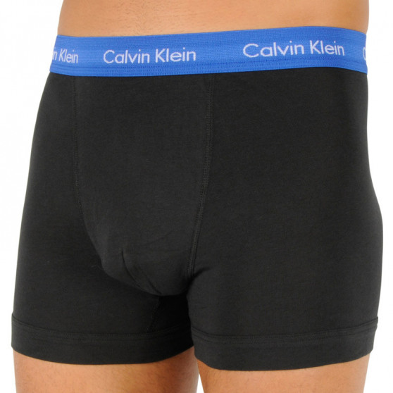 3PACK fekete Calvin Klein férfi boxeralsó (U2662G-WHD)