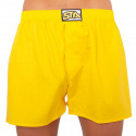 Nagyméretű sárga Férfi klasszikus boxeralsó Styx klasszikus gumival (E1068)