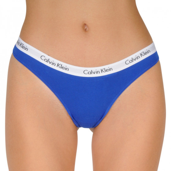3PACK tarka Calvin Klein női tanga (QD3587E-W5N)