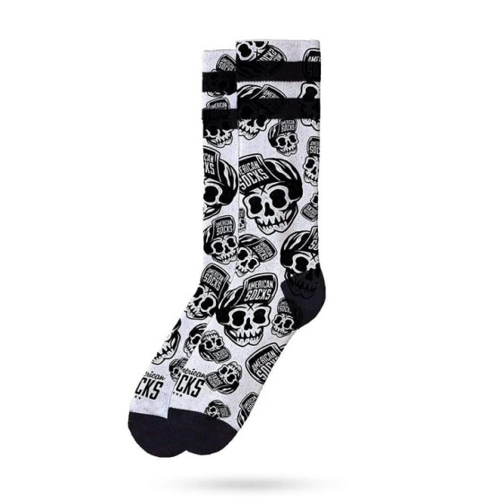 American Socks Skater Skull  zokni (AS048)