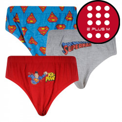3PACK Superman E plus M tarka fiú fecske alsónadrág (SUP-A)