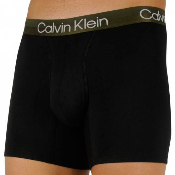 3PACK fekete Calvin Klein férfi boxeralsó (NB2971A-UW9)
