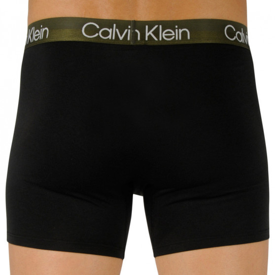 3PACK fekete Calvin Klein férfi boxeralsó (NB2971A-UW9)