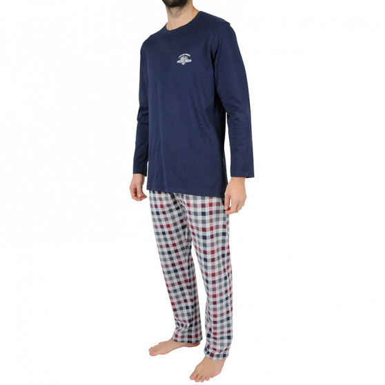 Gino Sötétkék  férfi pizsama (79109)