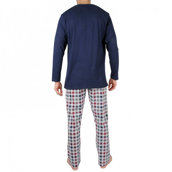 Gino Sötétkék  férfi pizsama (79109)