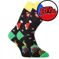 Styx Karácsony  hosszú vidám zoknik (H1258)