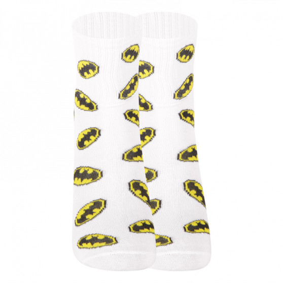 E plus M Fehér Batman  gyerek zoknik (BATMAN-B)