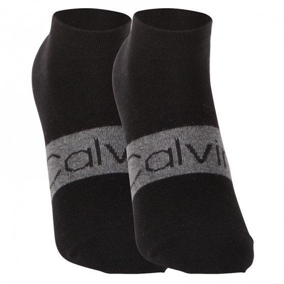 2PACK Fekete rövid Calvin Klein zokni (701218712 002)