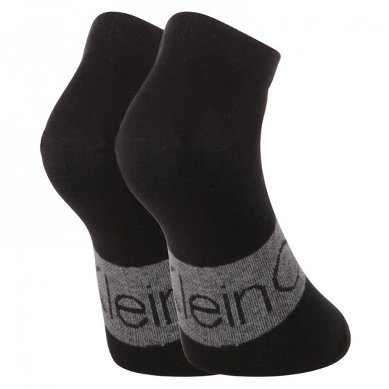 2PACK Fekete rövid Calvin Klein zokni (701218712 002)