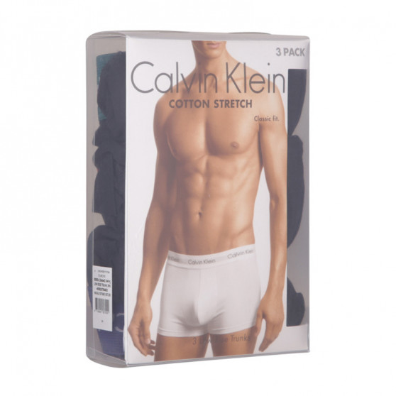3PACK fekete Calvin Klein férfi boxeralsó (U2664G-WHJ)