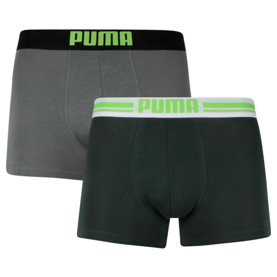 2PACK zöld Puma férfi boxeralsó (651003001 026)