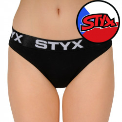 Styx Fekete sport  női bugyi (IK960)