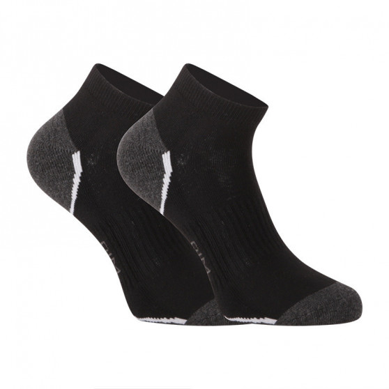 3PACK fekete rövid DIM női zokni (DI0005US-A02)