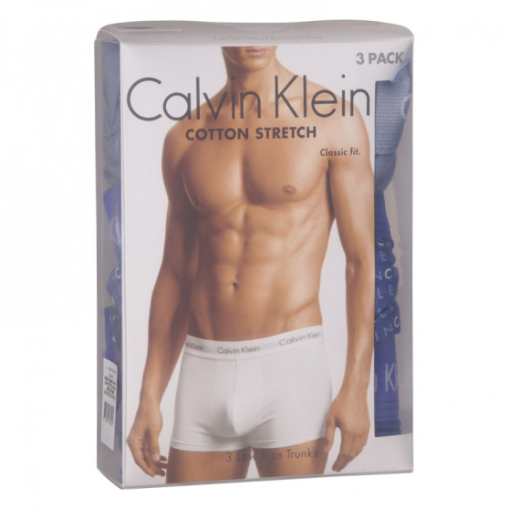 3PACK kék Calvin Klein férfi boxeralsó (U2664G-WHV)