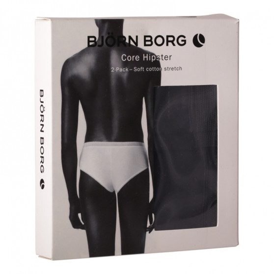 2PACK fekete Bjorn Borg női alsók (10000001-MP001)
