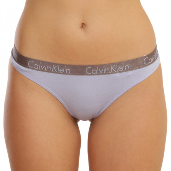 3PACK tarka Calvin Klein női tanga (QD3560E-W4Y)