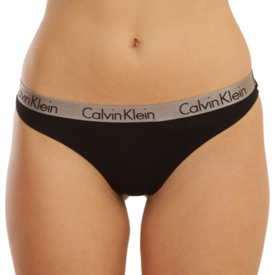 3PACK tarka Calvin Klein női tanga (QD3560E-W4Y)