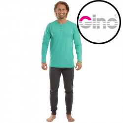 Gino Zöld  férfi pizsama (79115)