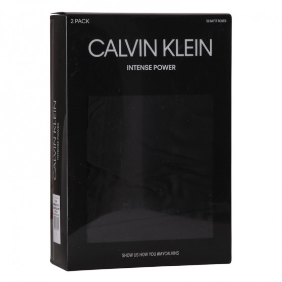 2PACK tarka Calvin Klein férfi klasszikus boxeralsó (NB2637A-XYC)
