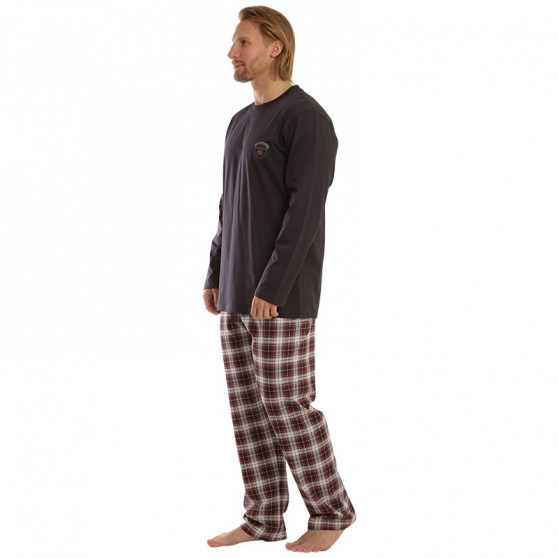 Gino Sötétkék  férfi pizsama (79111)