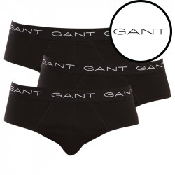 3PACK fekete Gant férfi slip alsónadrág (900003001-005)