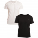 2PACK fekete/fehér Gant férfi póló (901002108-111)
