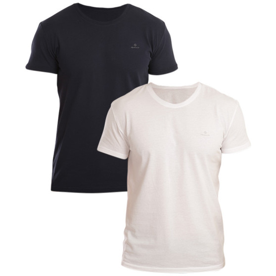 2PACK kék/fehér Gant férfi póló (901002108-109)