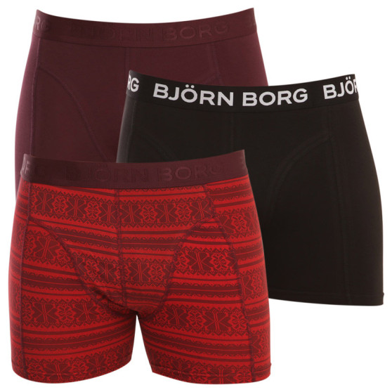3PACK tarka Bjorn Borg férfi boxeralsó (10000810-MP009)