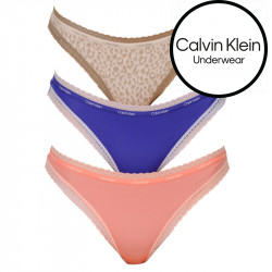 3PACK tarka Calvin Klein női alsók (QD3804E-W4V)