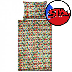 Styx Art emoji  pamut-szatén ágynemű (LP954)