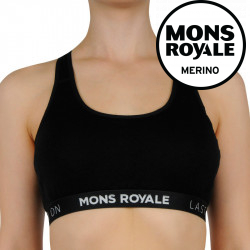 Mons Royale Fekete  női melltartó (100167-1169-001)