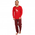 La Penna Piros  férfi pizsama (LAP-K-18004)