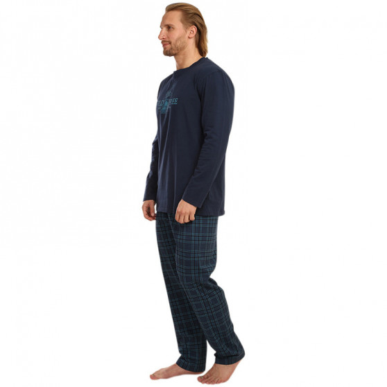 Gino Sötétkék  férfi pizsama (79121)