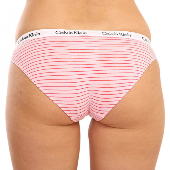 3PACK nagyméretű tarka Calvin Klein női alsók (QD3801E-W5A)