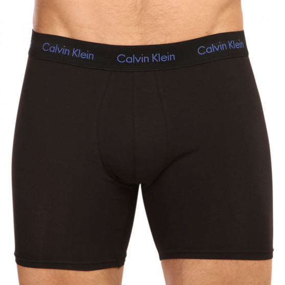 3PACK fekete Calvin Klein férfi boxeralsó (NB1770A-X09)