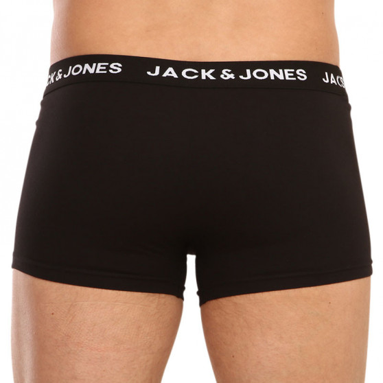 5PACK fekete Jack and Jones férfi boxeralsó (12142342 - blue/black)