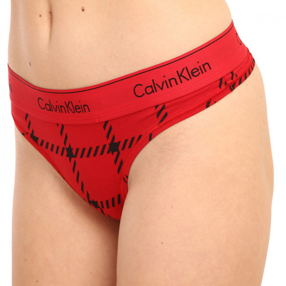 Calvin Klein Piros  női tanga (QF6861E-VGM)