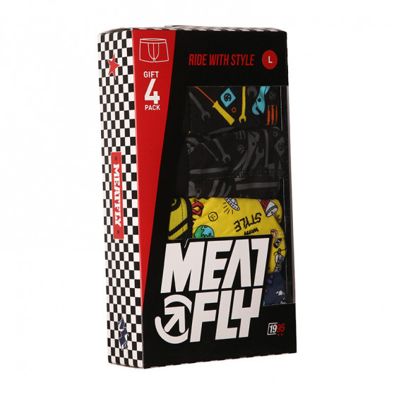 4PACK Gift pack Meatfly férfi boxeralsó (Balboa - Tools/Jamm)
