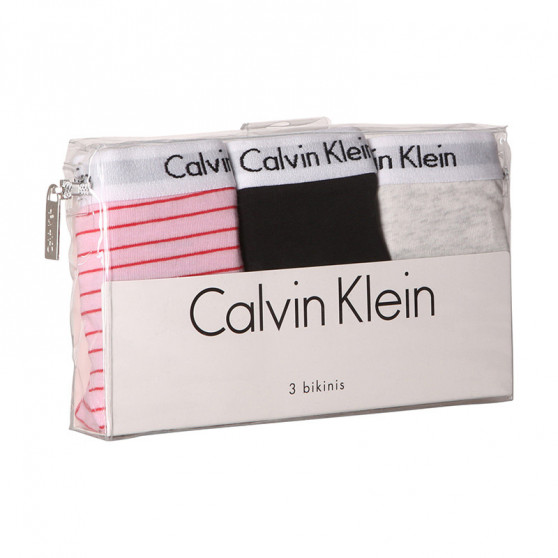3PACK tarka Calvin Klein női alsók (QD3588E-W5A)