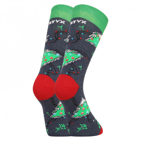 Styx Karácsony  hosszú vidám zoknik (H1450)