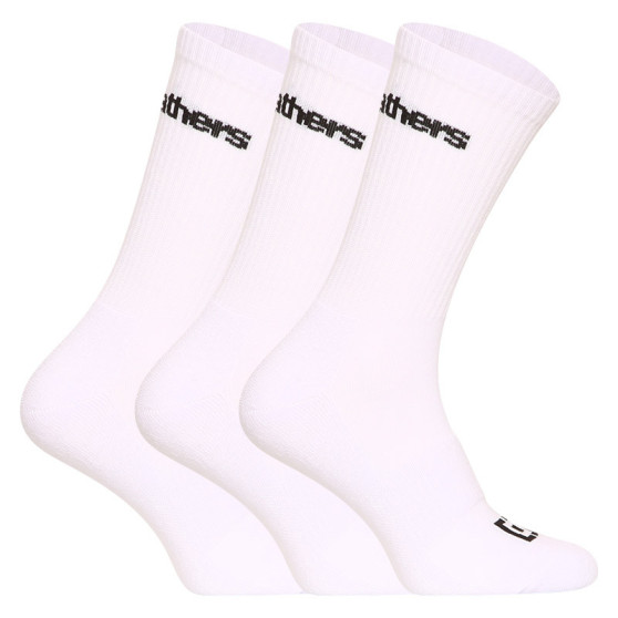 3PACK fehér Horsefeathers zokni (AA1077B)