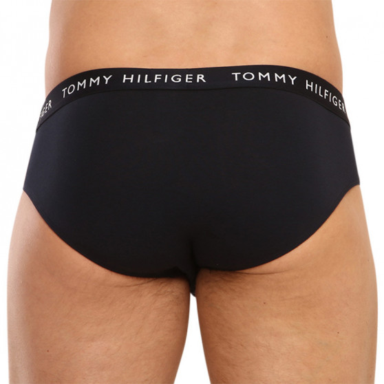 3PACK sötétkék Tommy Hilfiger férfi slip alsónadrág (UM0UM02389 0TA)