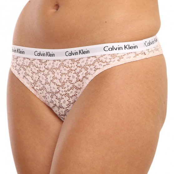 3PACK Tarka Calvin Klein női brazil alsó (QD3925E-24X)