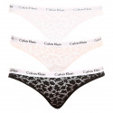 3PACK tarka Calvin Klein női alsók (QD3926E-24X)