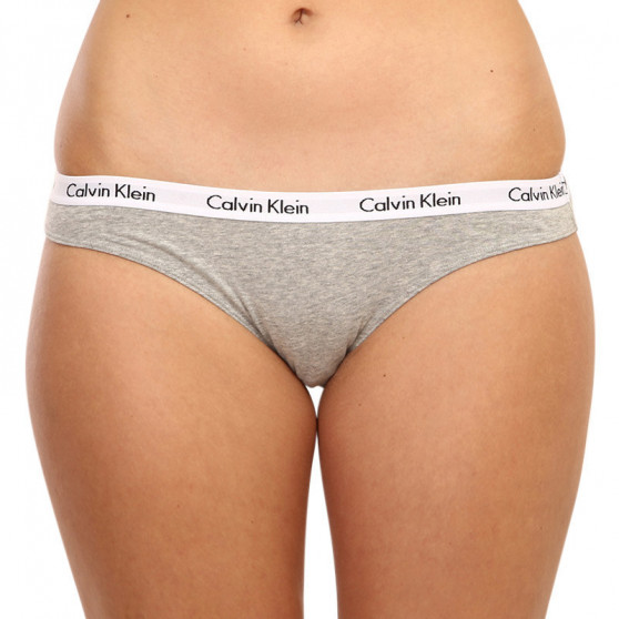 3PACK nagyméretű tarka Calvin Klein női alsók (QD3801E-13X)
