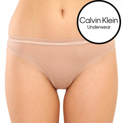 Calvin Klein Bézs  női tanga (QD3763E-7NS)