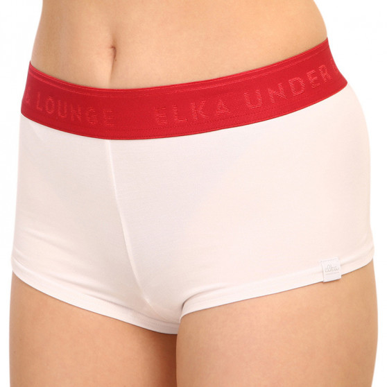 ELKA fehér női alsók piros gumival (DB0012)