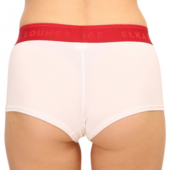 ELKA fehér női alsók piros gumival (DB0012)