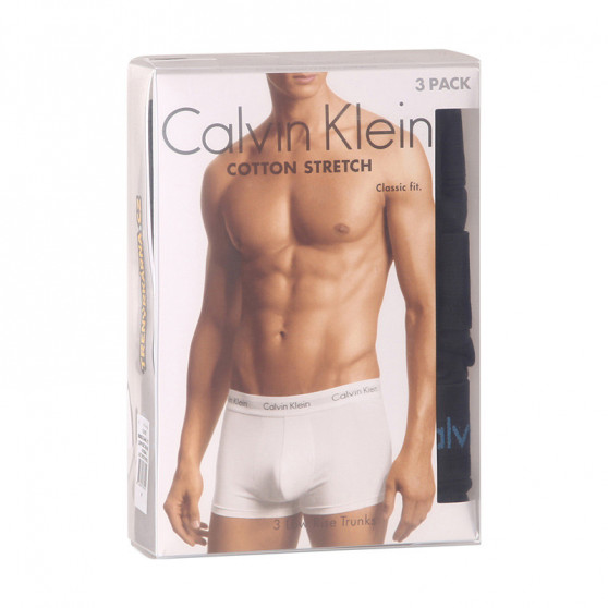 3PACK fekete Calvin Klein férfi boxeralsó (U2664G-1TT)