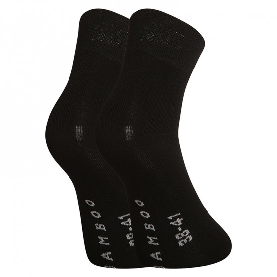 Gino Fekete bambusz  zokni (82004)